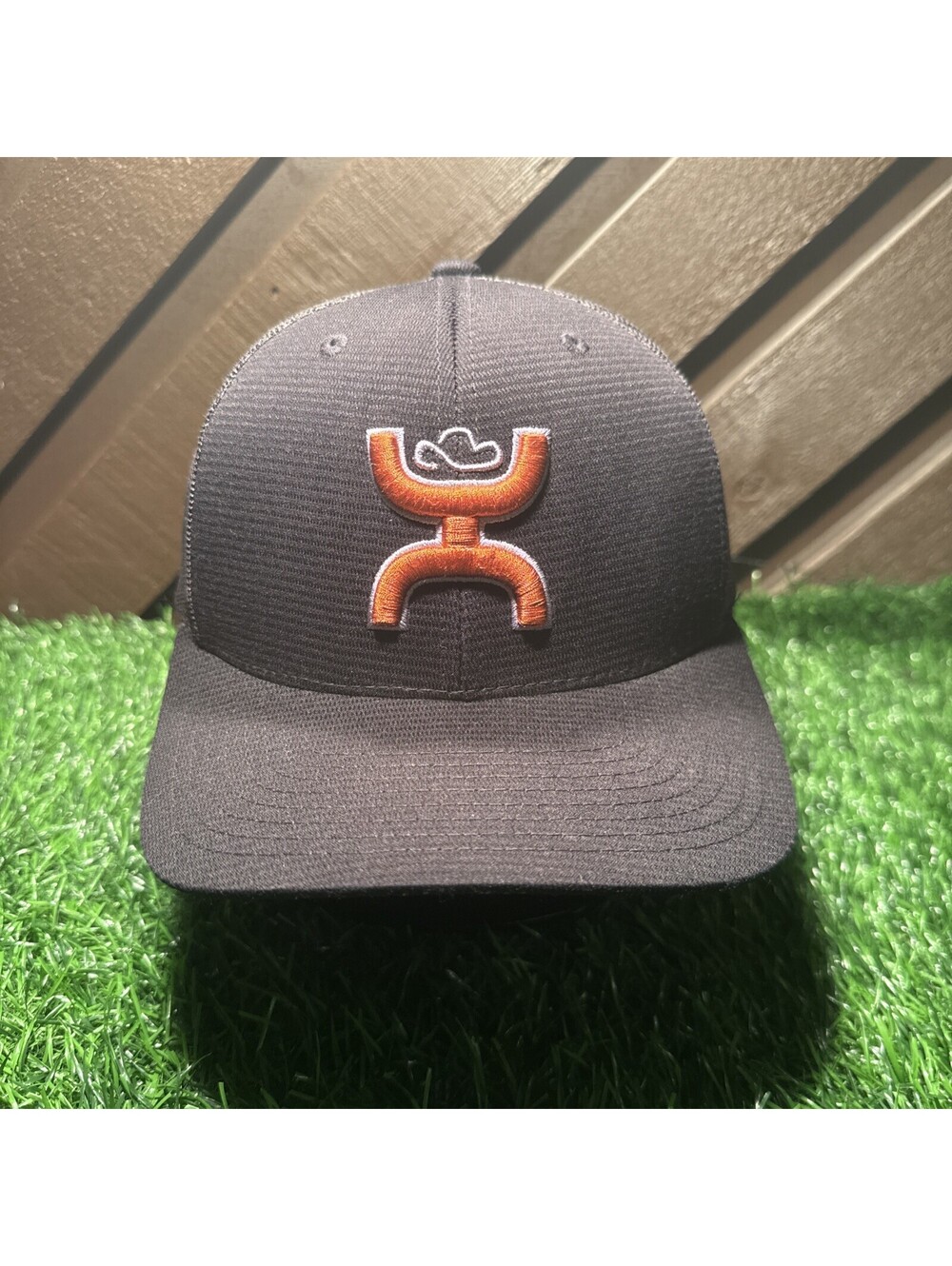 Hooey Texas Longhorns Trucker Hat Cap Black Orange Snapback University of Texas